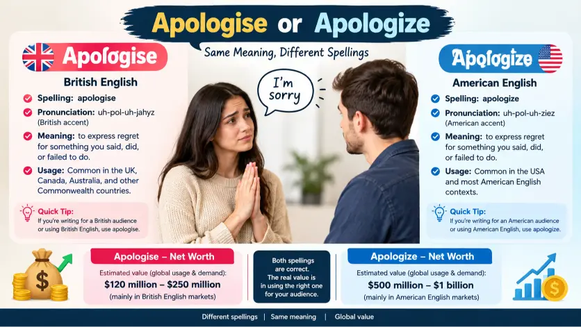 Apologise or Apologize