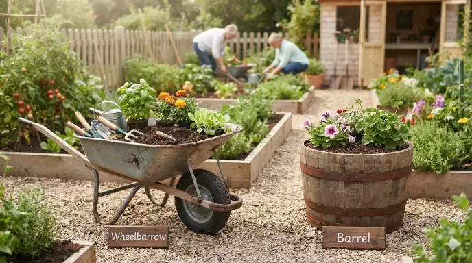 Wheelbarrow vs Wheelbarrel