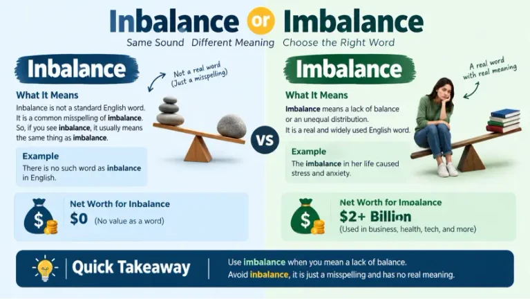 Inbalance or Imbalance