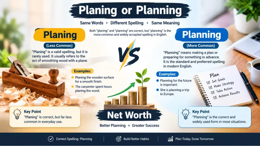 Planing vs Planning