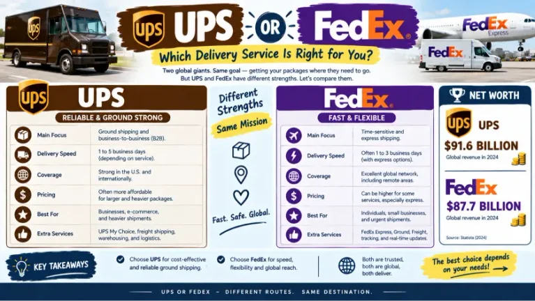 UPS or FedEx
