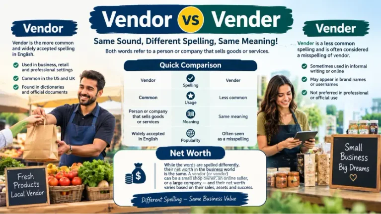 Vendor or Vender