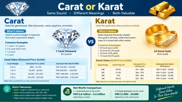 Carat or Karat