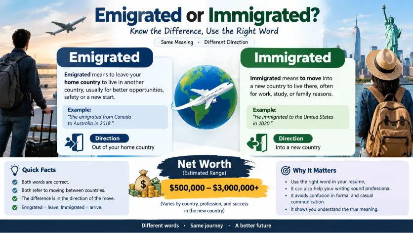 Emigrated vs Immigrated