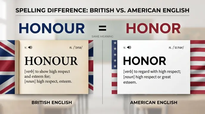 Honour vs Honor