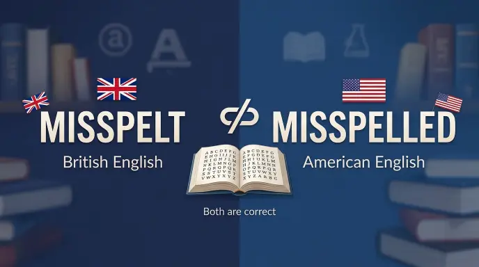 Misspelt or Misspelled