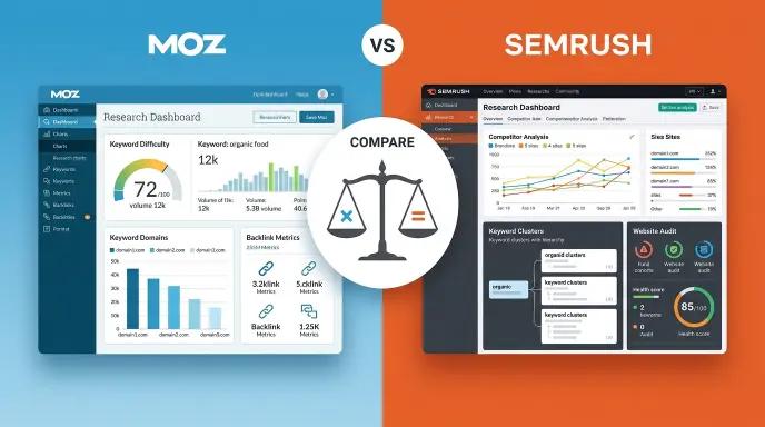 Moz vs Semrush