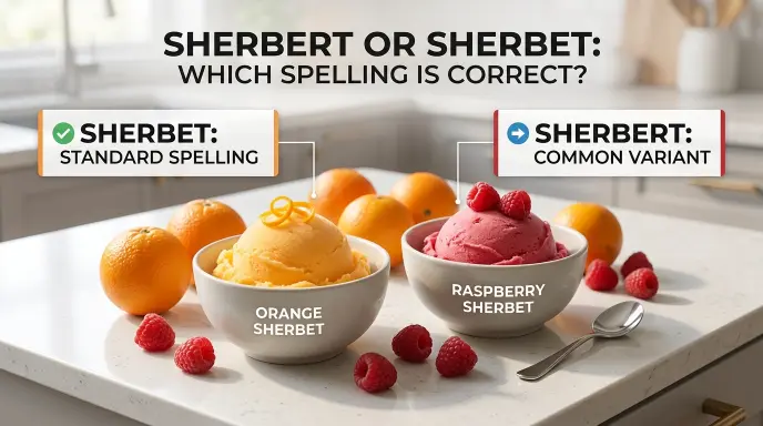 Sherbet or Sherbert