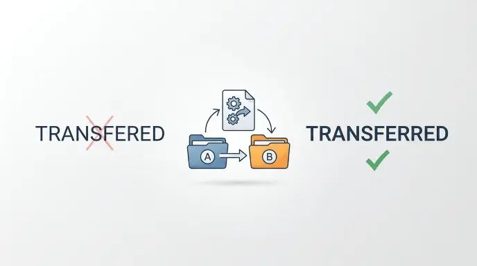 Transfered or Transferred