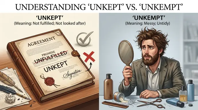 Unkept or Unkempt