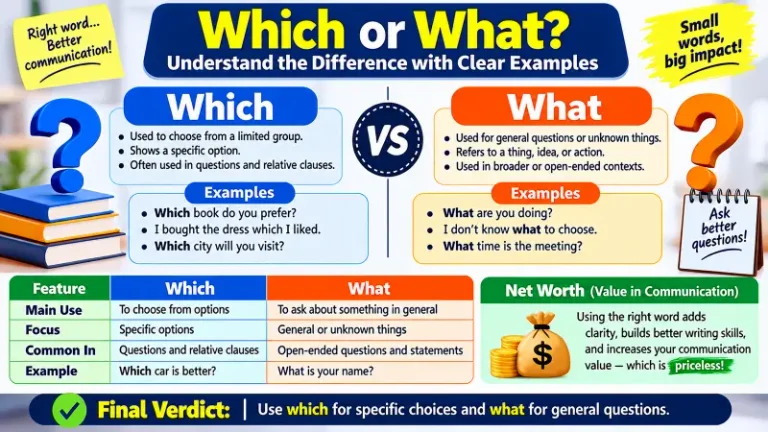 Which vs What
