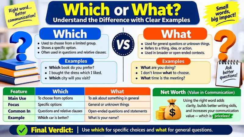 Which vs What